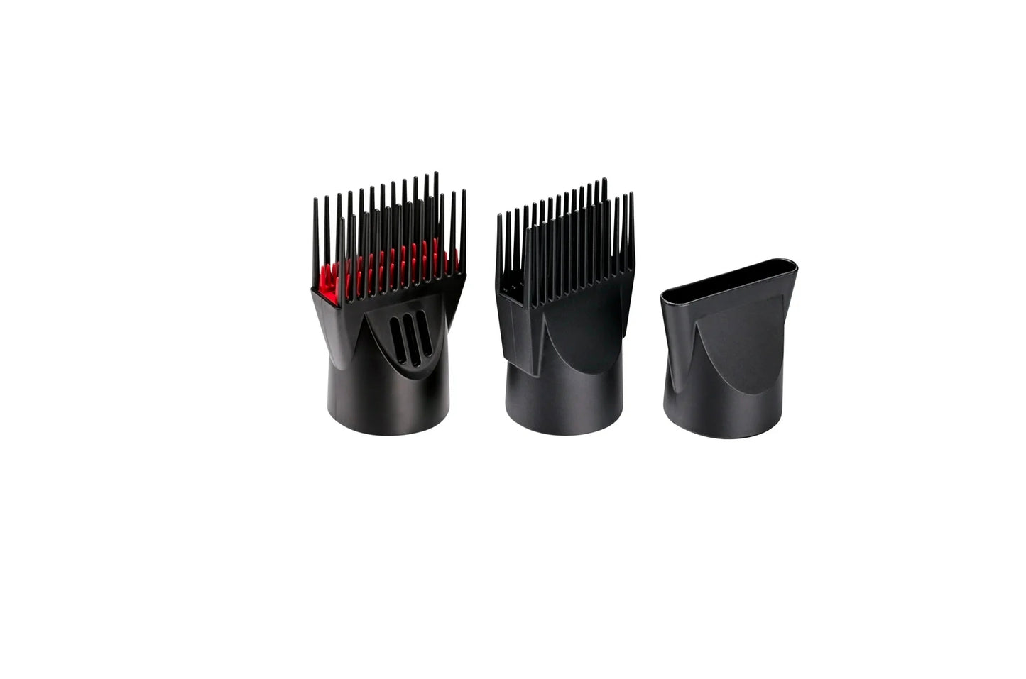 KISS Red Tourmaline Ceramic Hair Dryer with 4 Additional Styling Attachments, 1875 Watts, Red