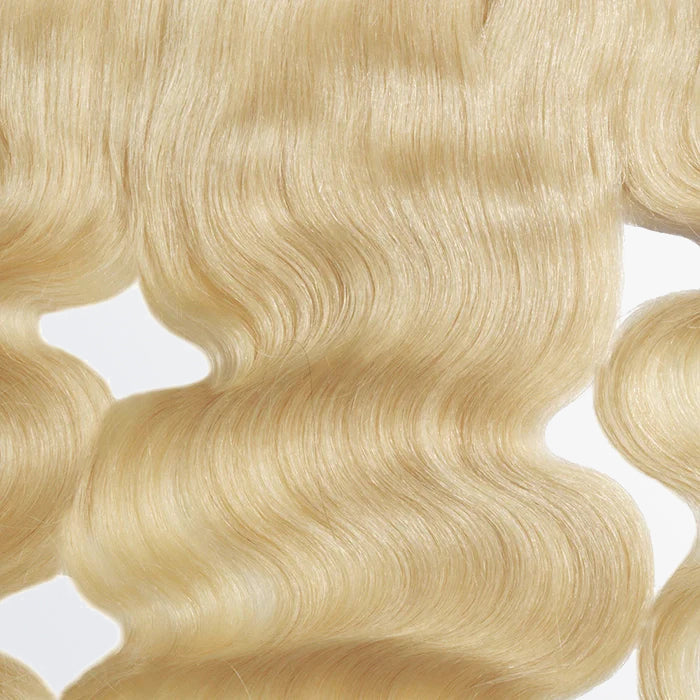 TedHair 14-20 Inch 13" x 4" Body Wavy Free Parted #613 Frontal