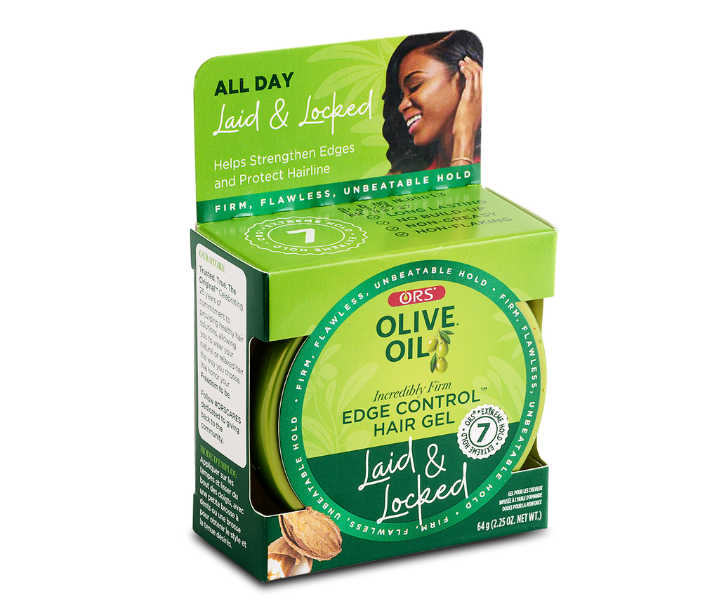 ORS Olive Oil Edge Control Hair Gel for Strengthening (2.2 oz)