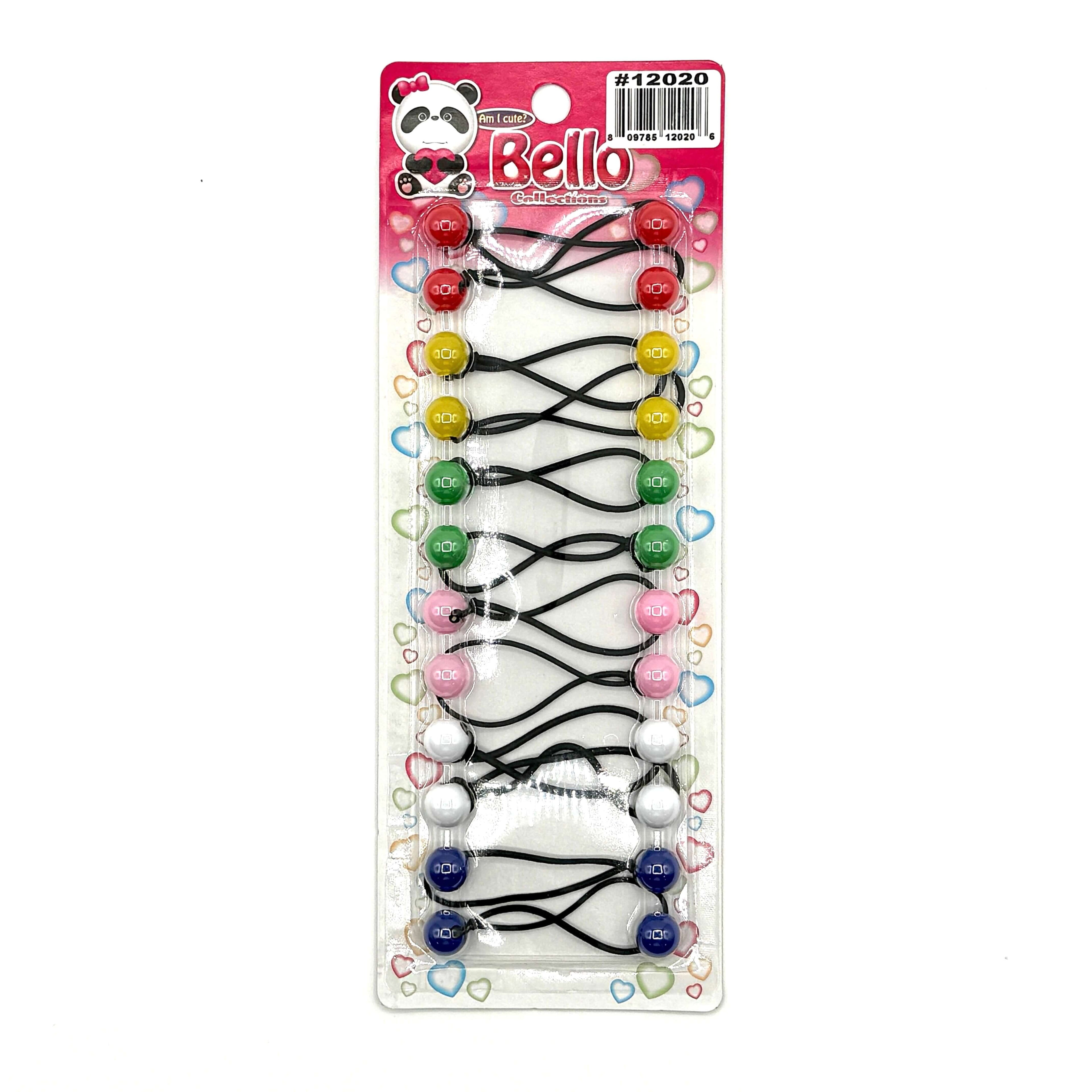 14 Ball / 12mm Ball Ponytail Holders - Multiple Colors (1PC/Single)