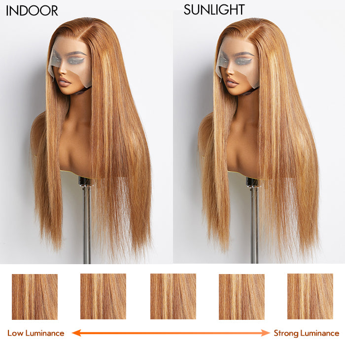 Tedhair 18-24 Inch Pre-Plucked 13"x4" Lace Front Straight Wig Free Part 150% Density-100% Human Hair
