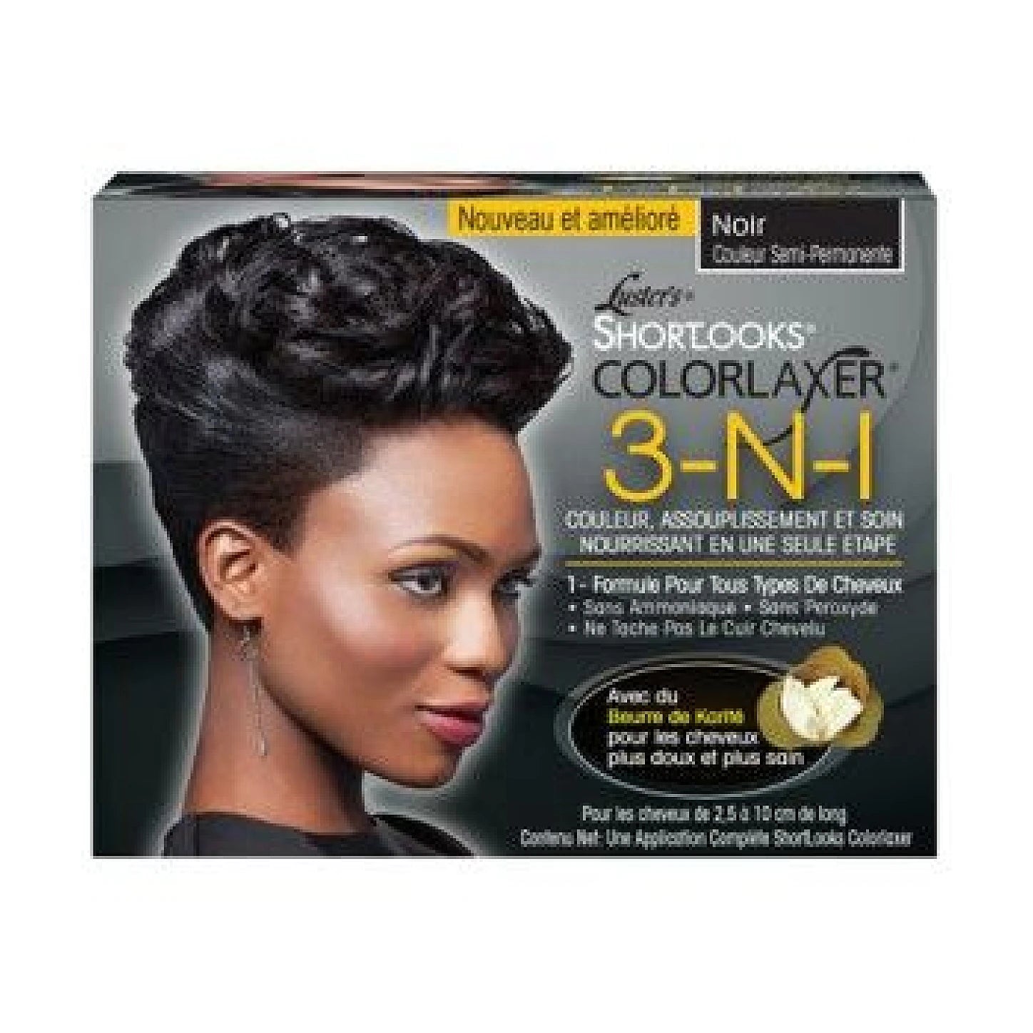 Pink - ShortLooks Color Relaxer Kit Black