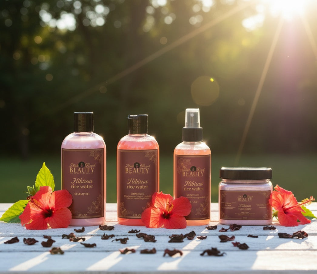 Hibiscus Rice Water Collection