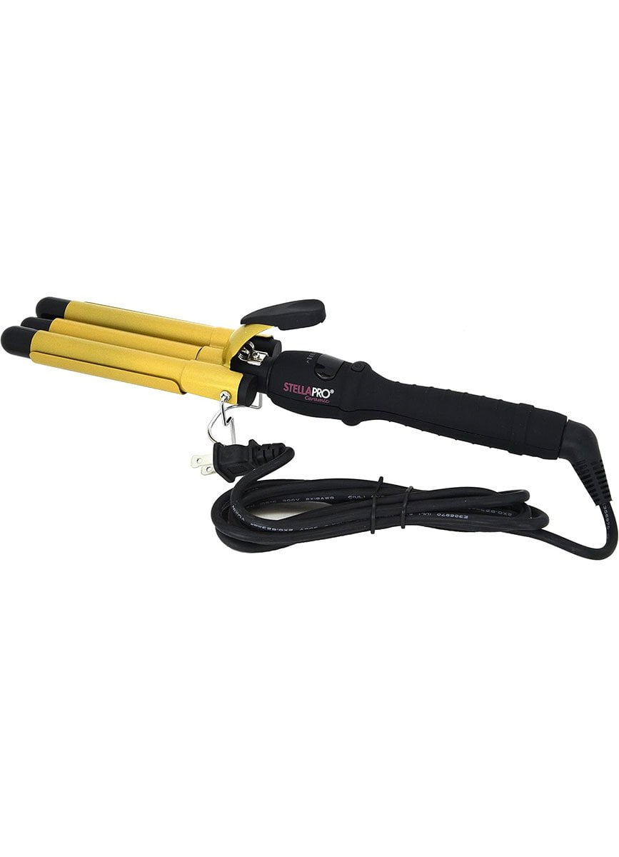 StellaPro Advanced Ceramic Triple Barrel Iron 9988 Beauty Supply