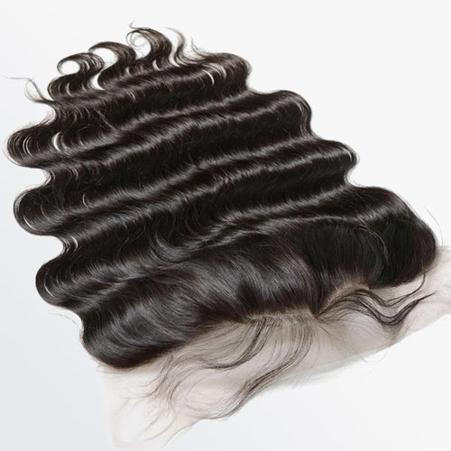 TedHair 14-20 Inch 13" x 4" Ocean Wavy Free Parted Frontal #1B Natural Black