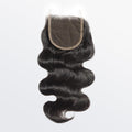 TedHair 12-20 Inch 4.5" x 4.5" Upgrade Body Wavy Free Parted Lace Closure #1B Natural Black