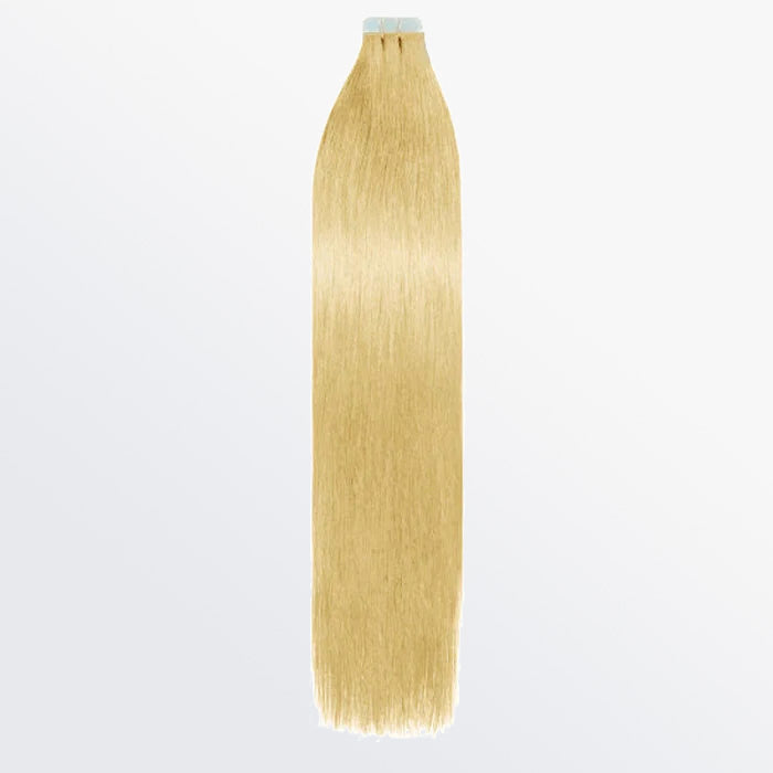 TedHair Premium Quality Straight Tape In Remy Hair Extensions #613 Lightest Blonde