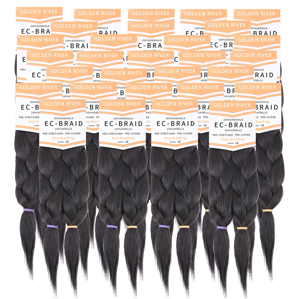 2X PRE-STRETCHED BRAID 48″100% Kanekalon Multi-color available