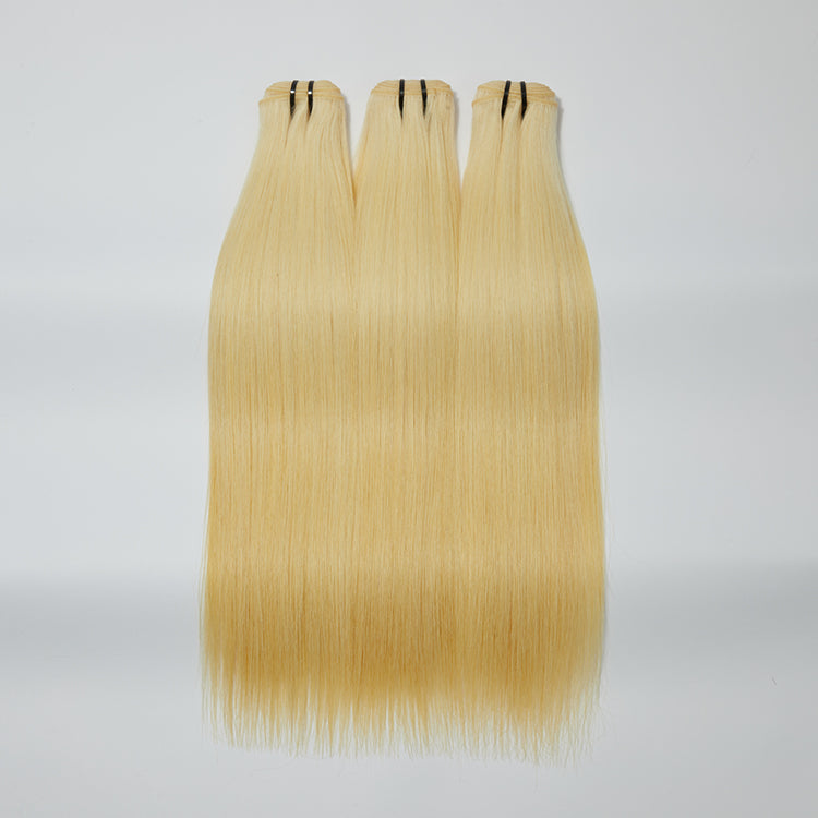 TedHair 12-30 Inch 12A Raw Hair #613 Lightest Blonde Straight