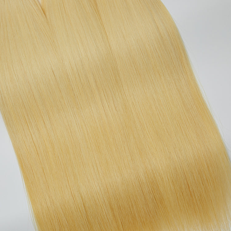 TedHair 12-30 Inch 12A Raw Hair #613 Lightest Blonde Straight