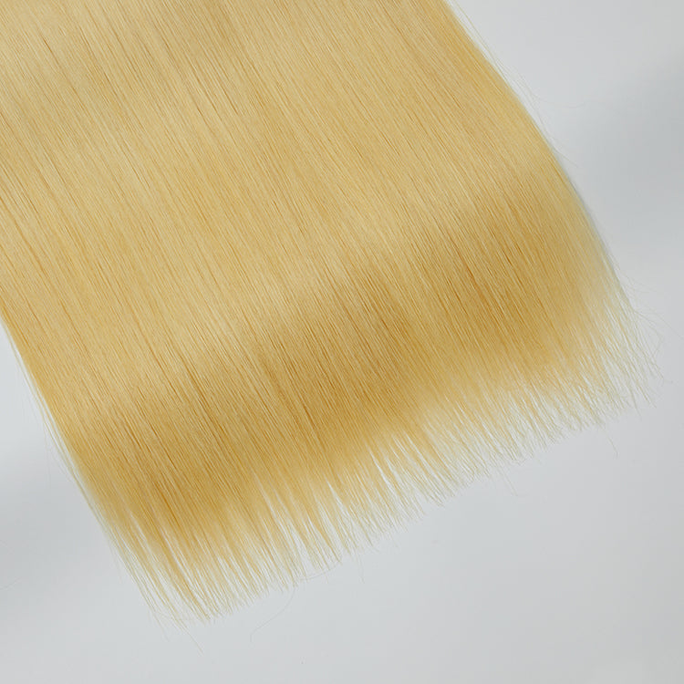 TedHair 12-30 Inch 12A Raw Hair #613 Lightest Blonde Straight