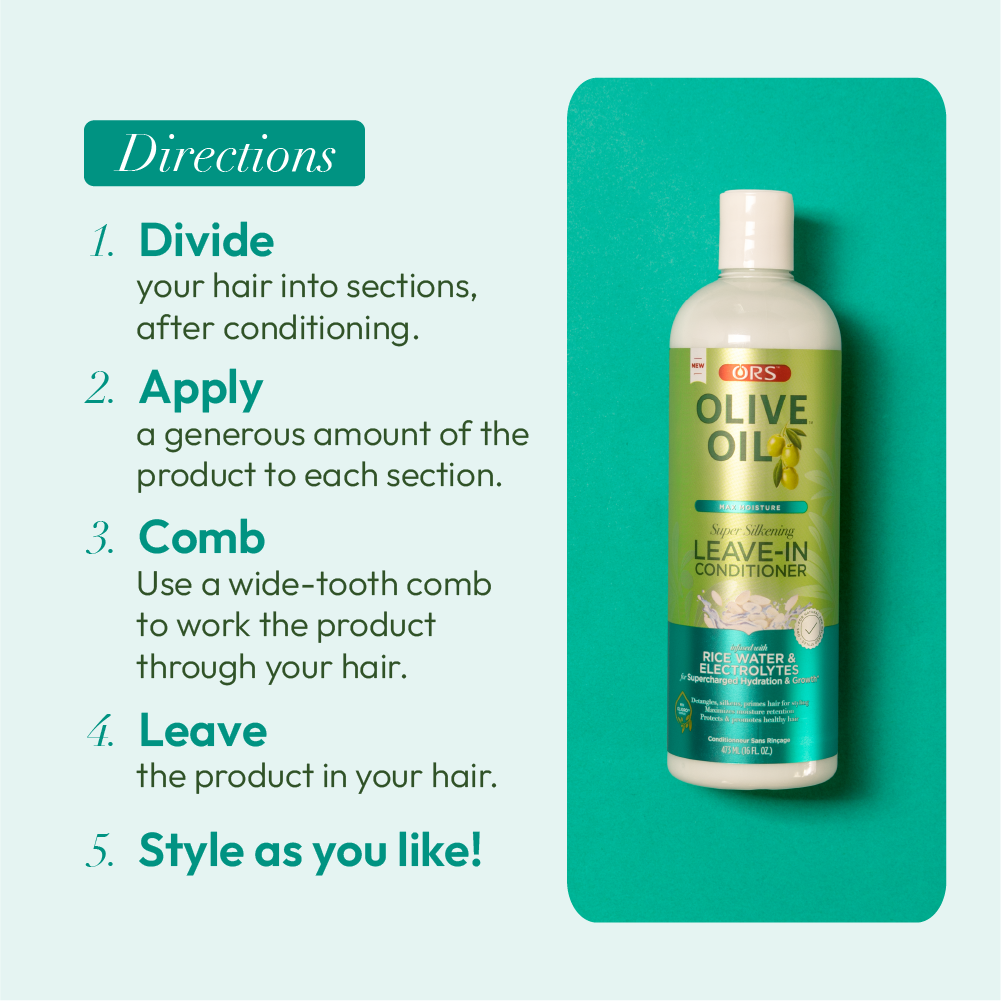 ORS Olive Oil Max Moisture Leave-In Conditioner & Deep Treatment 2-Piece Set