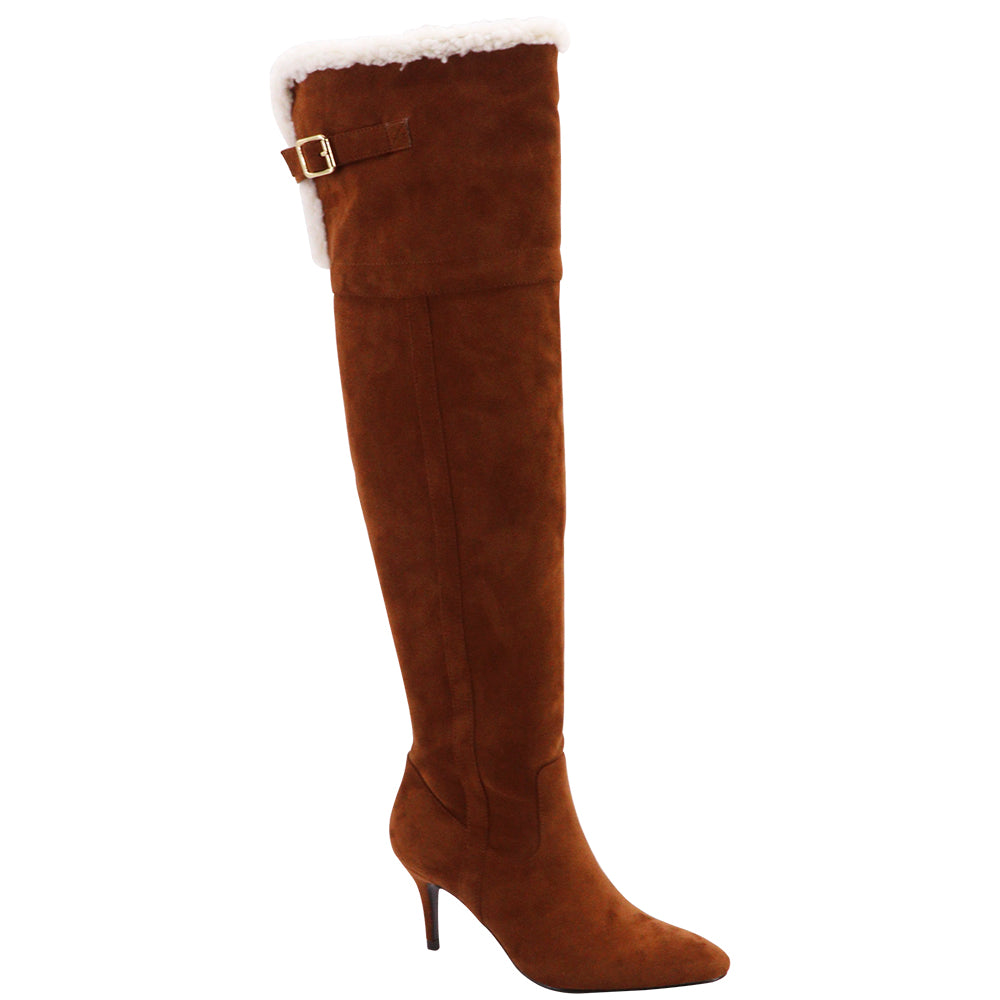 Fur Trimmed Otk Boots