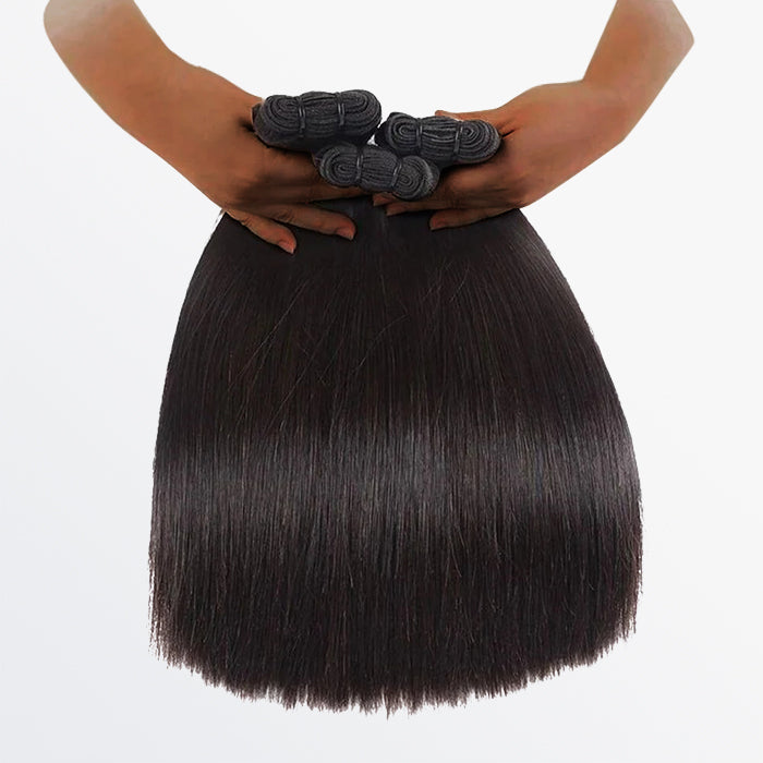 TedHair 14-30 Inches Raw Vietnam Hair Bundles Straight #1B Natural Black