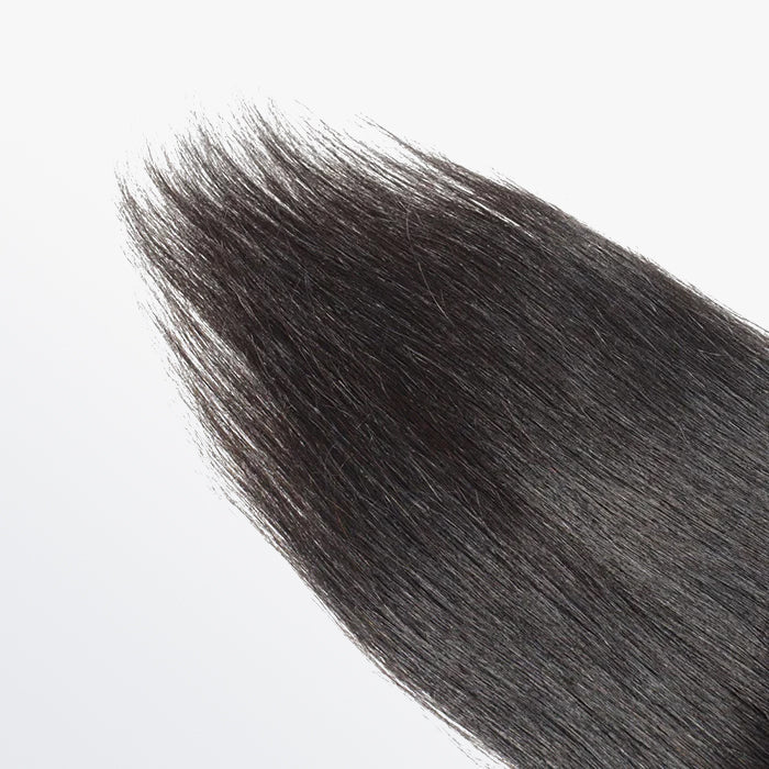 TedHair 12-20 Inch 4.5" x 4.5" Upgrade Straight Free Parted Lace Closure #1B Natural Black