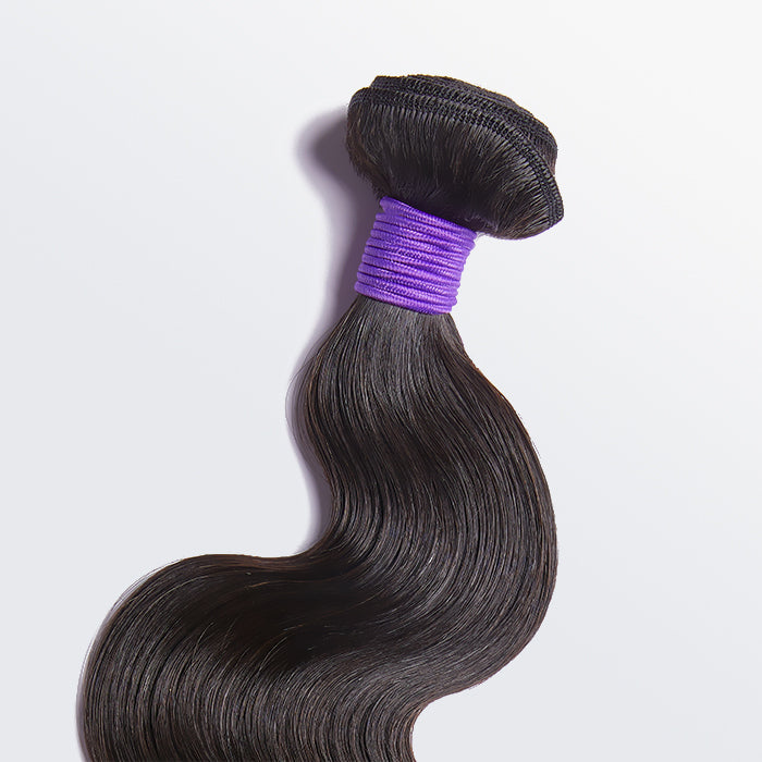 TedHair 10-30 Inch 12A Premium Raw Indian Hair Body Wavy #1B Natural Black｜One Bundle
