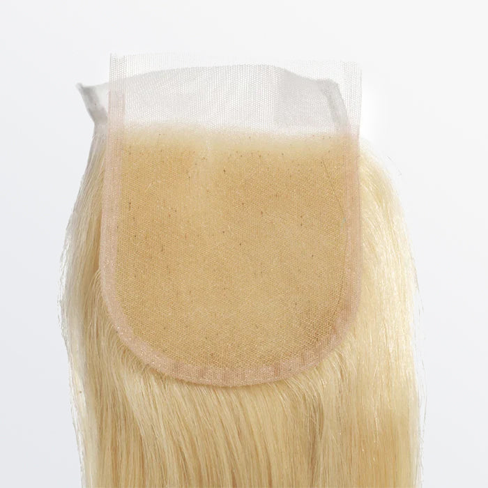 TedHair 12-20 Inch 4" x 4" Straight Free Parted 12A #613 Lace Closure