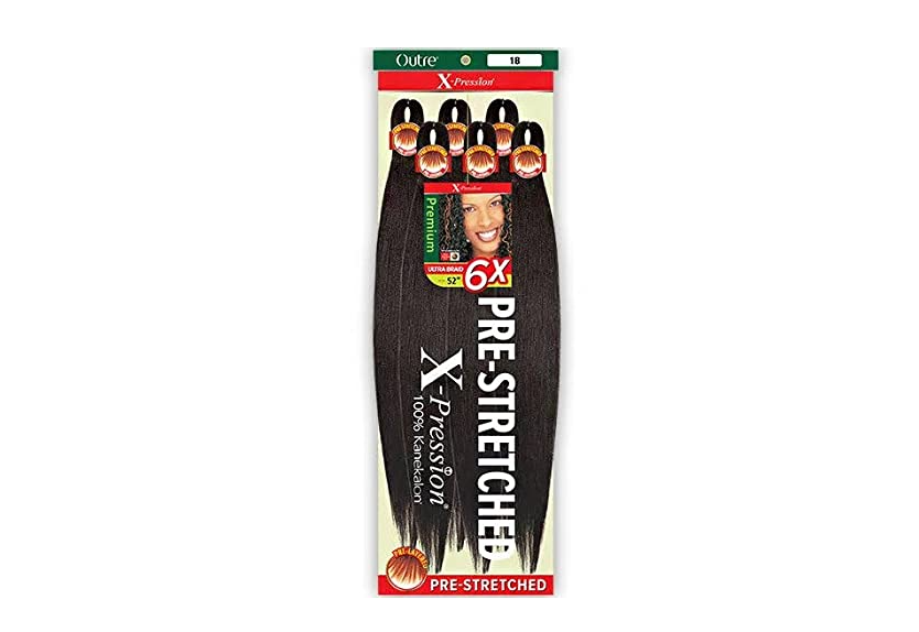 WHOLESALE OUTRE BRAID HAIR PRE STRETCHED 6X 52" ASSORT COLORS