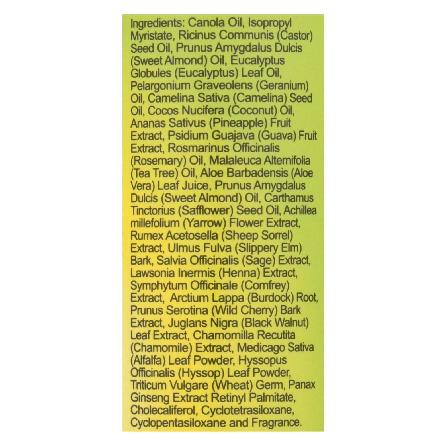 Tropical Roots 8 Fl. Oz. Almond & Castor Growth Oil