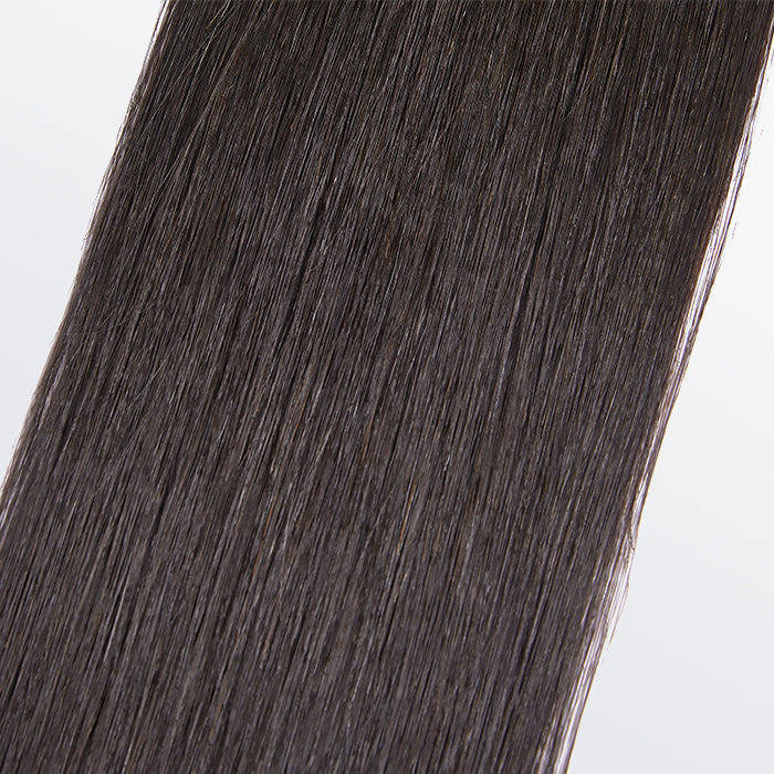TedHair 14-30 Inch 12A Premium Raw Indian Hair Straight #1B Natural Black ｜One Bundle