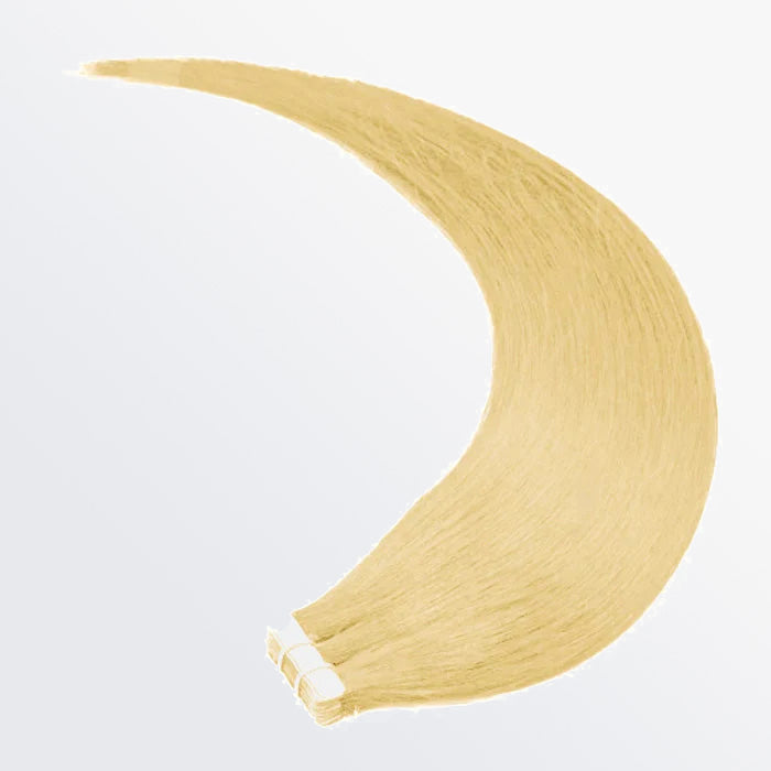 TedHair Premium Quality Straight Tape In Remy Hair Extensions #613 Lightest Blonde