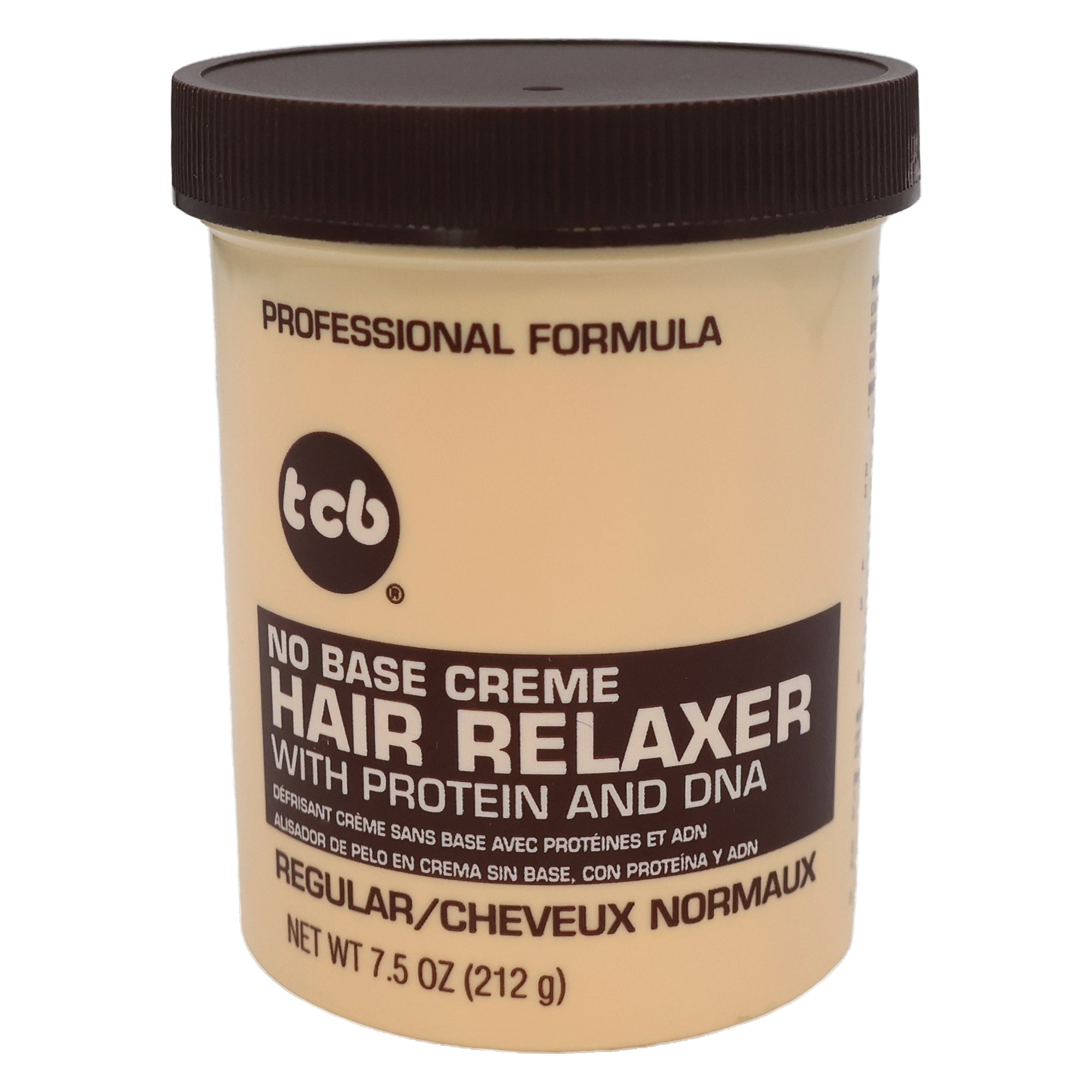 Tcb No Base Creme Hair Relaxer With Protein And DNA Regular, 7.5 Oz.