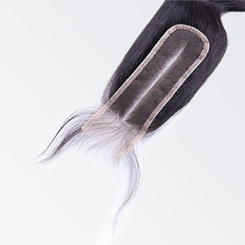 TedHair 14-20 Inches 2" x 6" Upgrade Body Wave HD Lace Closure #1B Natural Black