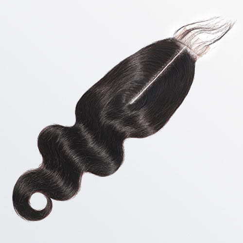 TedHair 14-20 Inches 2" x 6" Upgrade Body Wave HD Lace Closure #1B Natural Black