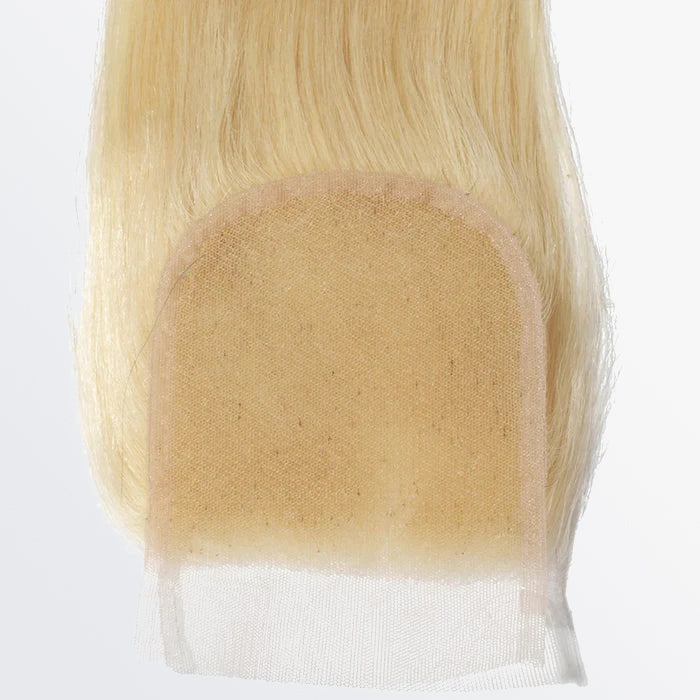 TedHair 12-20 Inch 4" x 4" Straight Free Parted 12A #613 Lace Closure