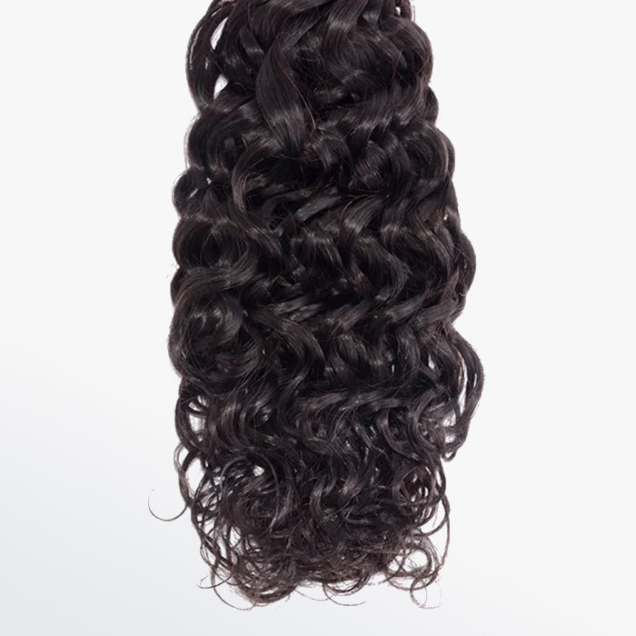 TedHair 14-30 Inch Water Wave Virgin Brazilian Hair #1B Natural Black