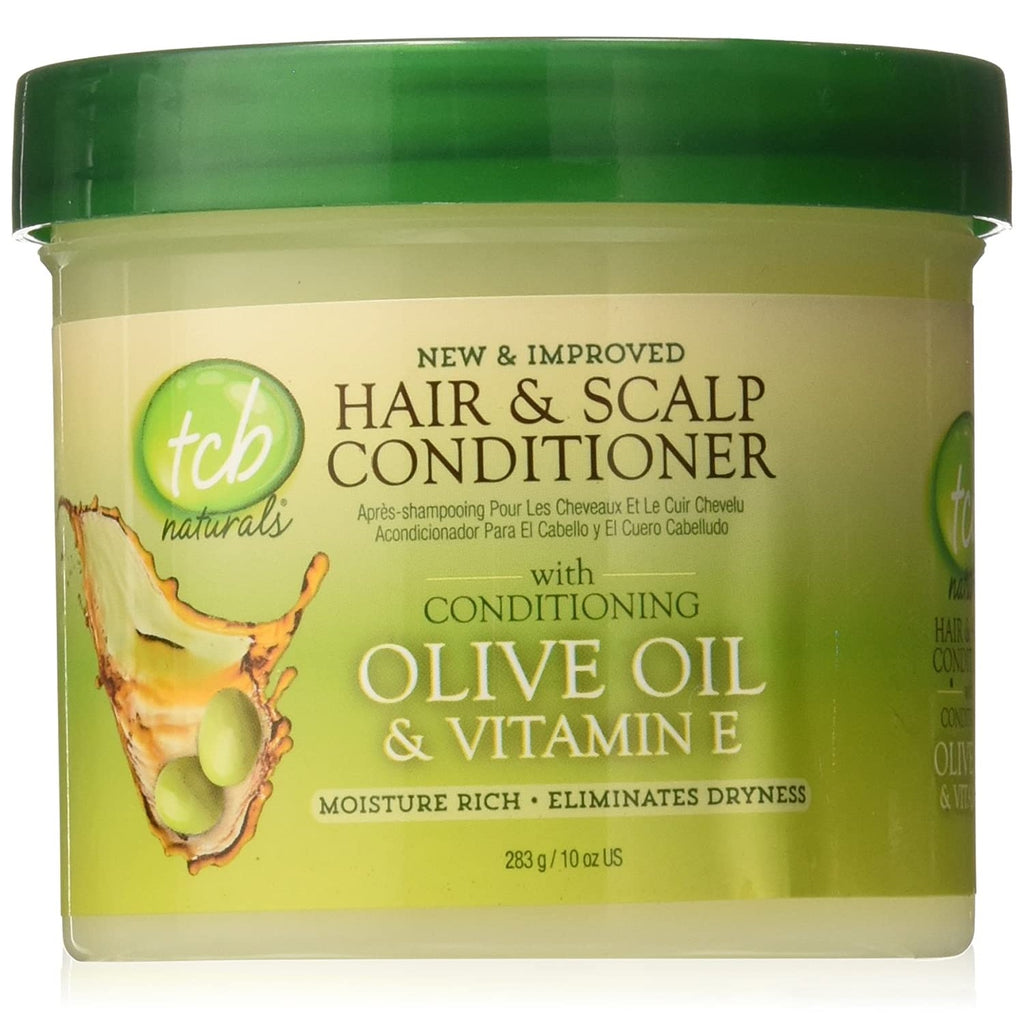 Tcb Naturals Hair Scalp Conditioner With Olive Oil Vitamin E, 10 Oz.