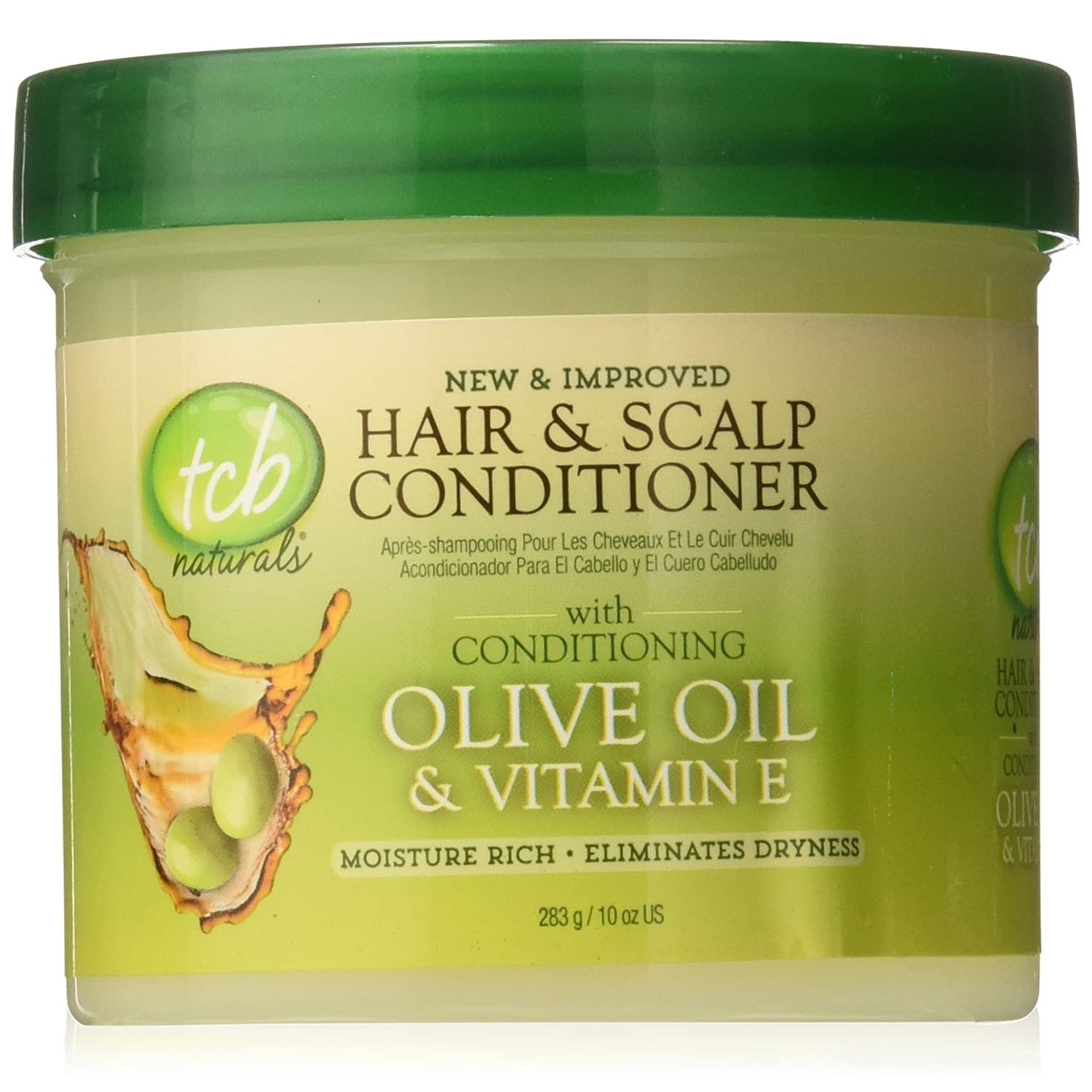 Tcb Naturals Hair Scalp Conditioner With Olive Oil Vitamin E, 10 Oz.