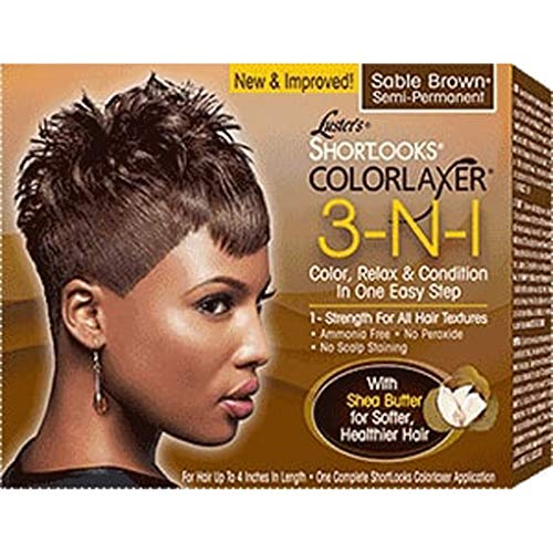 Short Looks Color Relaxer 3in1 # Sable Brown