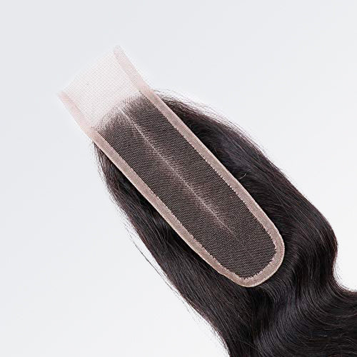 TedHair 14-20 Inches 2" x 6" Upgrade Body Wave HD Lace Closure #1B Natural Black