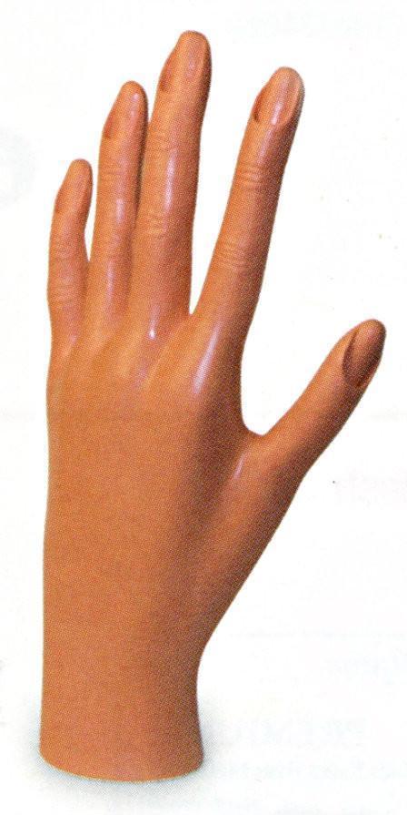 #5452 Annie Hard Rubber Plastic Hand (PC) – Black Royal Beauty