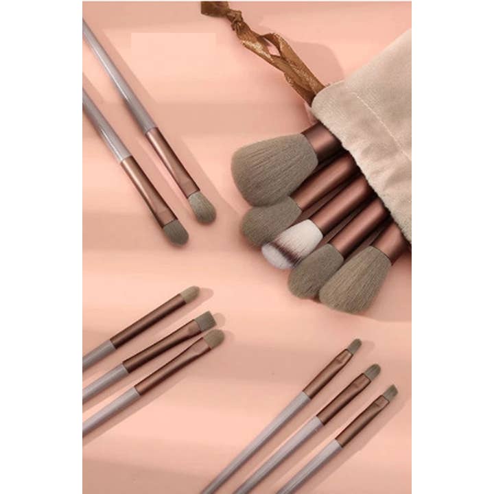 Wholesale 13pcs Makeup Brush Set w/ Storage Bag