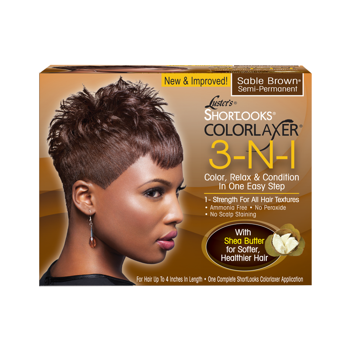 Lusters Shortlooks Colorlaxer Sable Brown