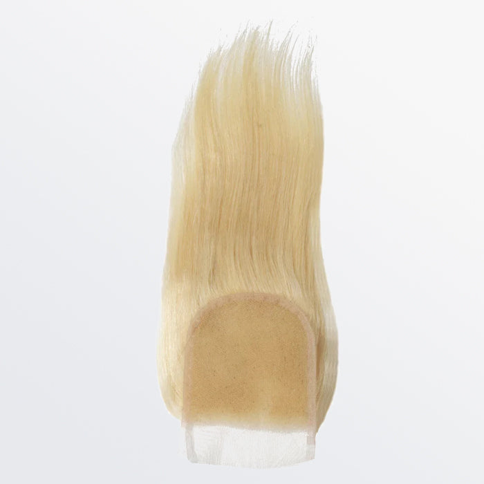 TedHair 12-20 Inch 4" x 4" Straight Free Parted 12A #613 Lace Closure