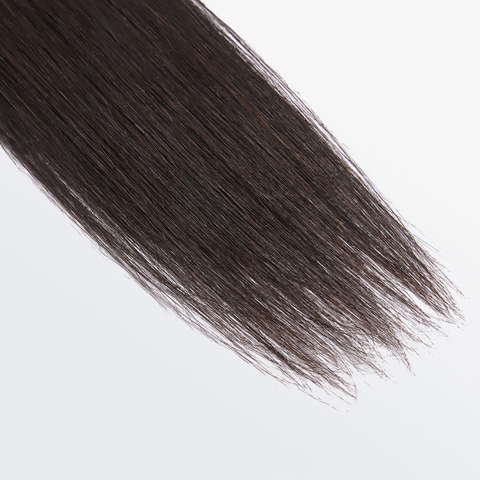 TedHair 14-30 Inch 12A Premium Raw Indian Hair Straight #1B Natural Black ｜One Bundle