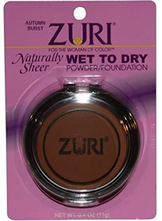 Zuri Naturally Sheer Pressed Powder - Wet To Dry - Autumn Burst
