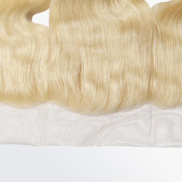 TedHair 14-20 Inch 13" x 4" Body Wavy Free Parted #613 Frontal