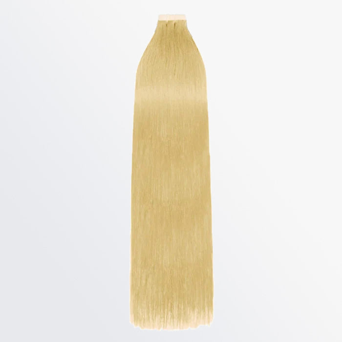 TedHair Premium Quality Straight Tape In Remy Hair Extensions #613 Lightest Blonde