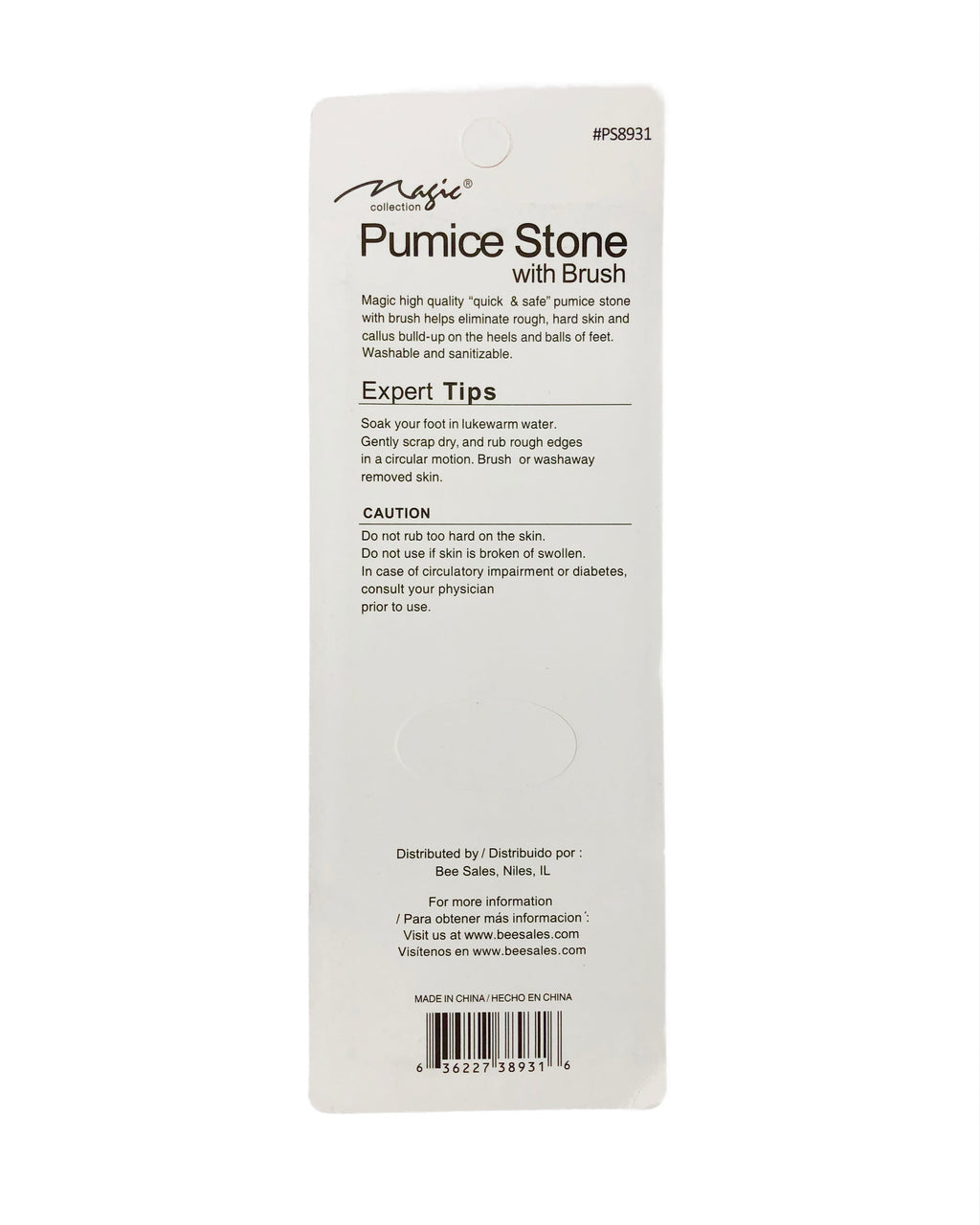 Pumice Stone with Brush