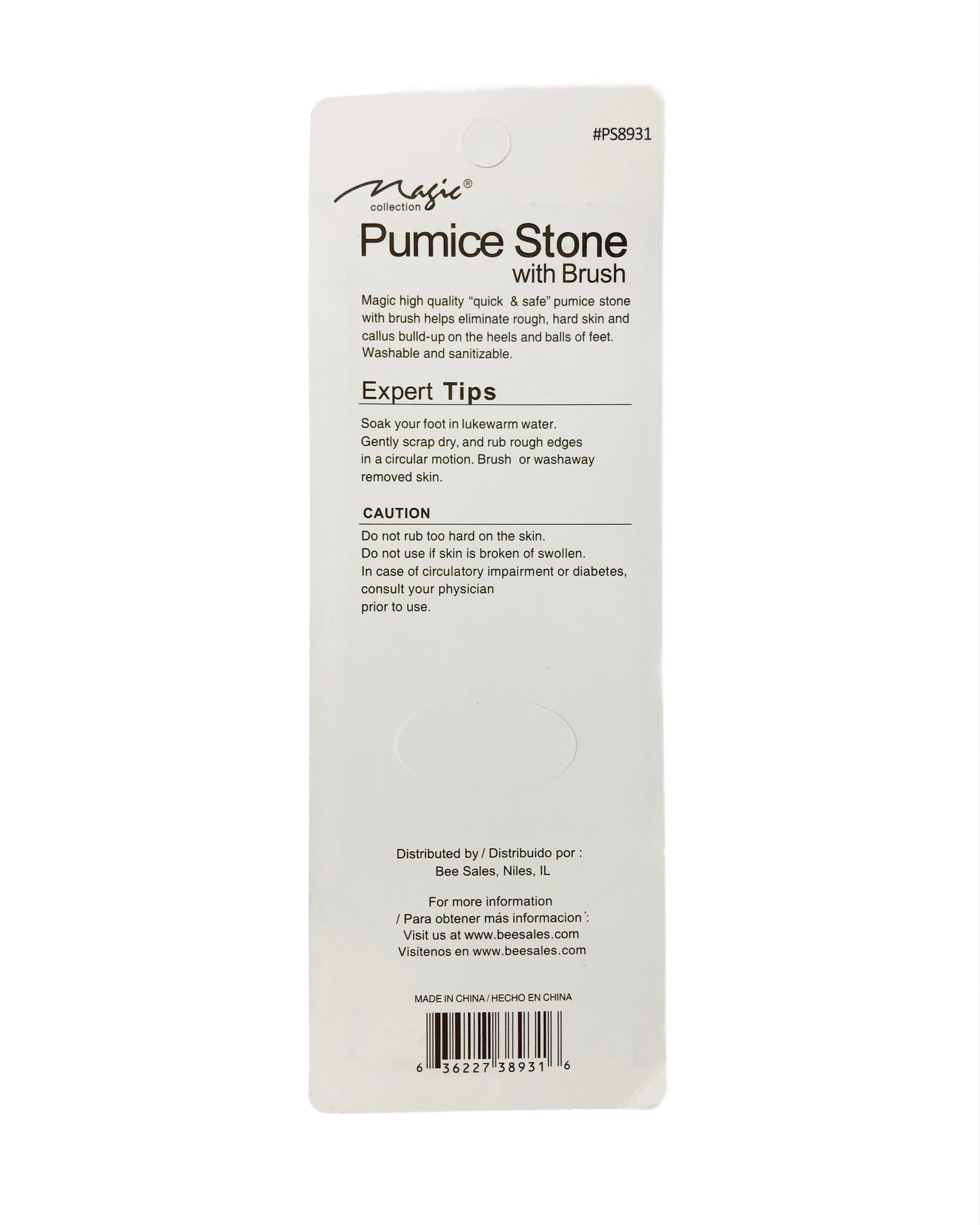 Pumice Stone with Brush