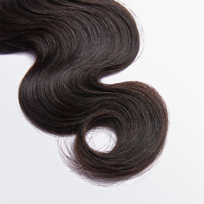 TedHair 10-30 Inch 12A Premium Raw Indian Hair Body Wavy #1B Natural Black｜One Bundle