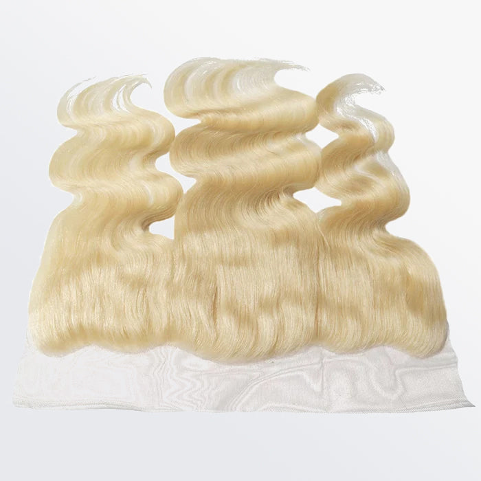 TedHair 14-20 Inch 13" x 4" Body Wavy Free Parted #613 Frontal