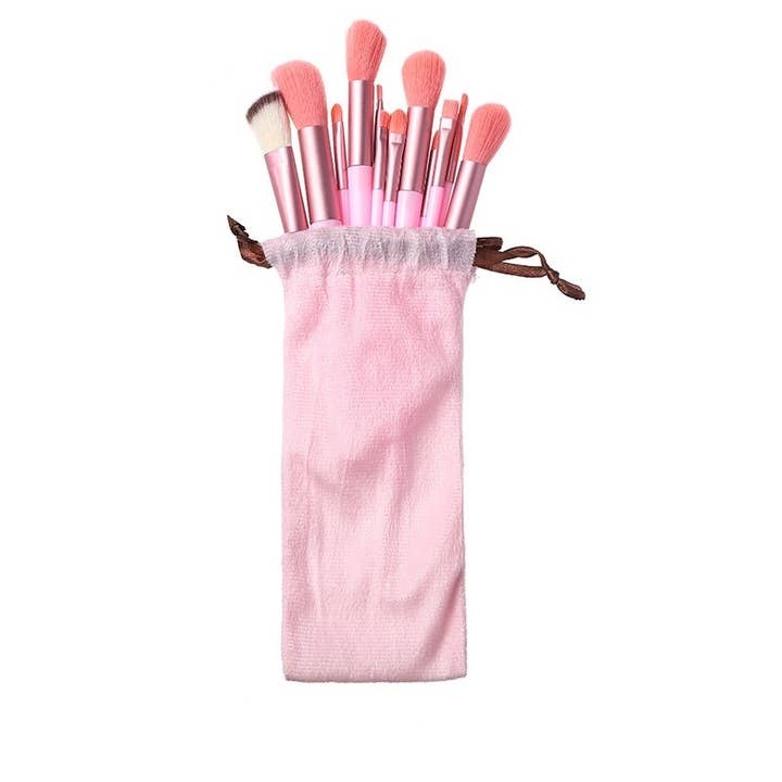 Wholesale 13pcs Makeup Brush Set w/ Storage Bag