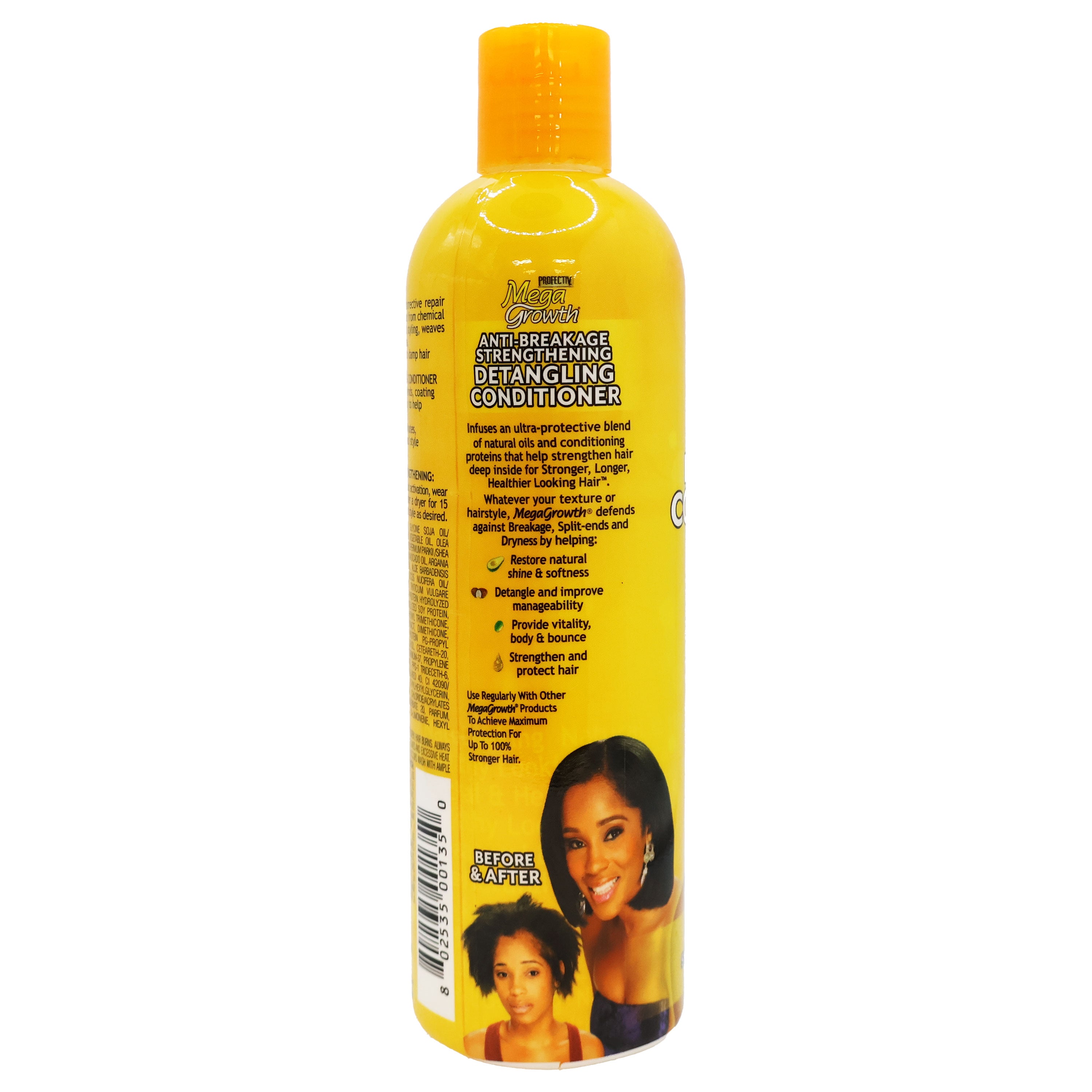 Profectiv Mega Growth Detangling Conditioner, 12 Oz.