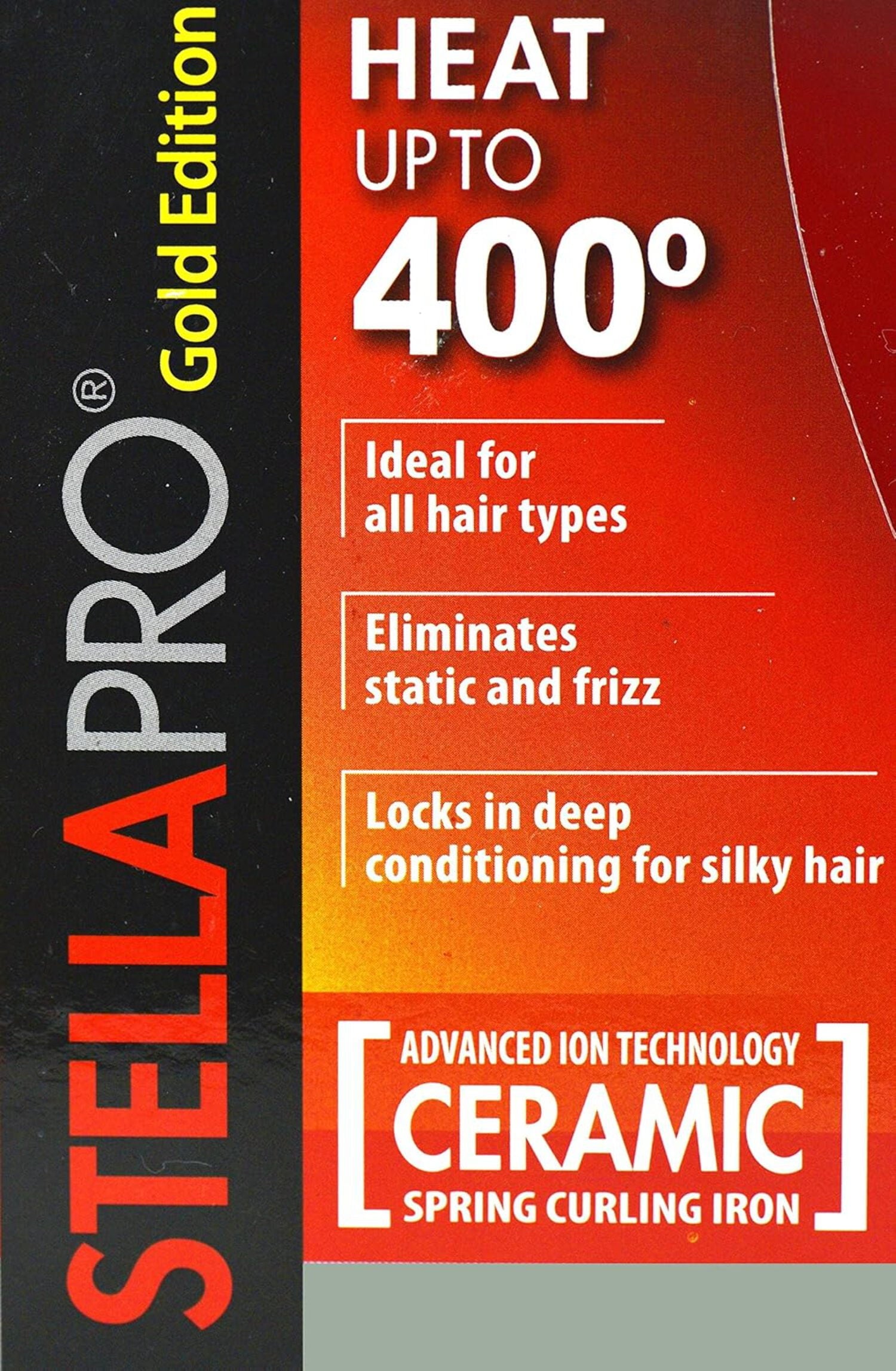 STELLA PRO - Professional Ceramic Curling Iron 3/4"