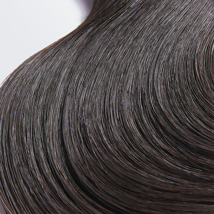 TedHair 10-30 Inch 12A Premium Raw Indian Hair Body Wavy #1B Natural Black｜One Bundle